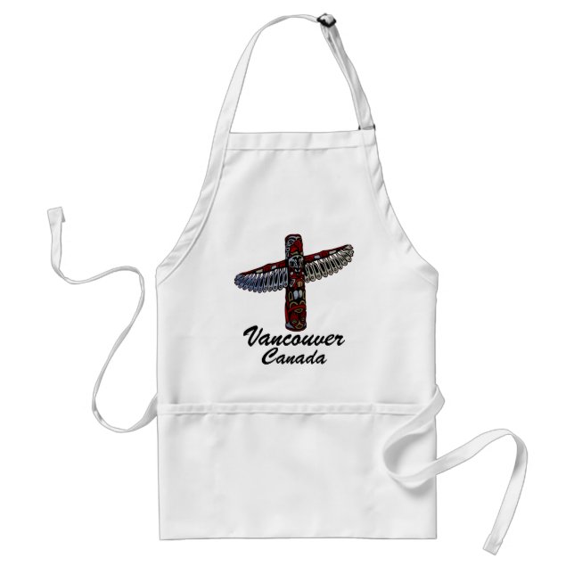 Delantal Vancouver Canada Souvenir Apron & Cooking Gifts (Frente)