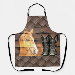 Delantal Vaquero de Caballo bota a la Junta Rusa del Barrio