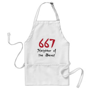 Delantal Vecino 667 de la bestia