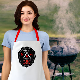 Delantal Vegan BBQ para los maestros de parrilladas de Barb