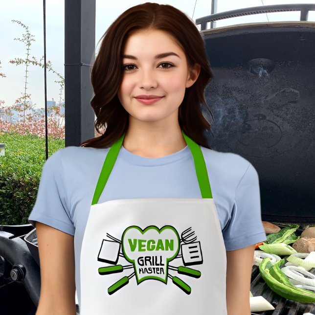 Delantal Vegan Grill Master (Subido por el creador)
