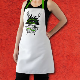 Delantal Vegan Grill Master (con su nombre)