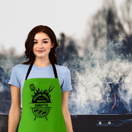 Delantal Vegan Grill Master (con su nombre)