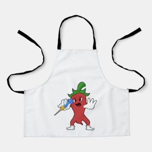 Delantal Vegan Pepper en Darts con Dart.PNG