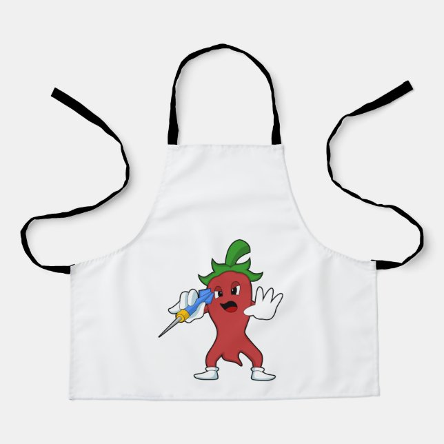 Delantal Vegan Pepper en Darts con Dart.PNG (Anverso)
