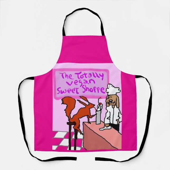 Delantal Vegan Sweet Shop (Anverso)