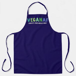 Delantal VeganAF: Solo comidas libres de crueldad