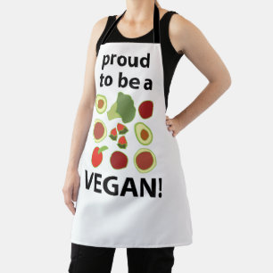Delantal Vegano Orgulloso De Ser Vegano