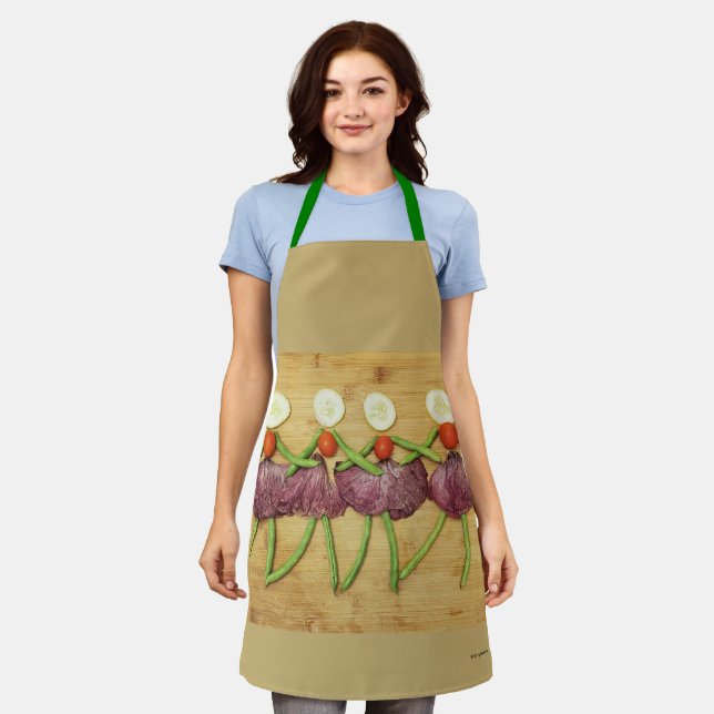 Delantal VegARTable Chorus Line Apron (Gastado)