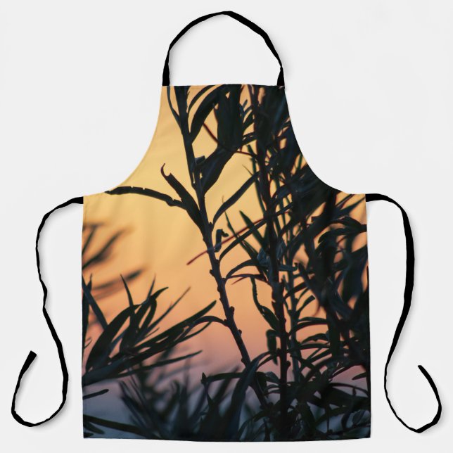 Delantal Vegetación al atardecer (Anverso)