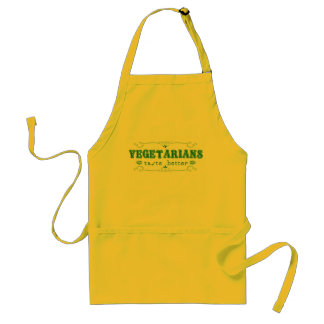 Delantal vegetariano del gusto