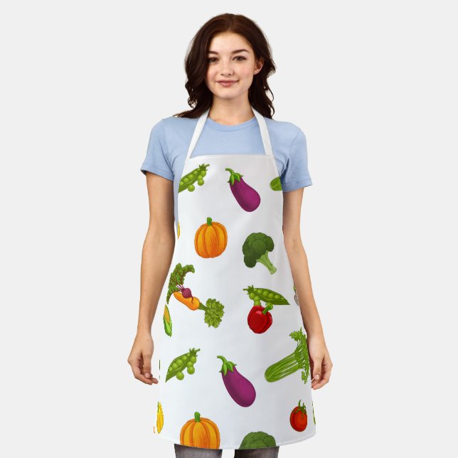 Delantal Veggie Vibes: Cocina fresca y divertida (Gastado)