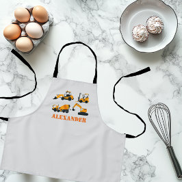 Delantal Vehículos de construcción personalizados Apron