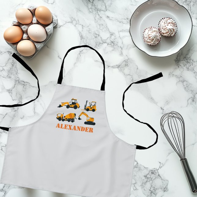 Delantal Vehículos de construcción personalizados Apron (Subido por el creador)