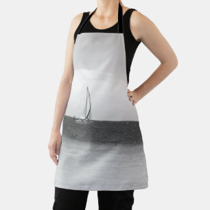 Delantal Vela en el Mar Caribe por arte.