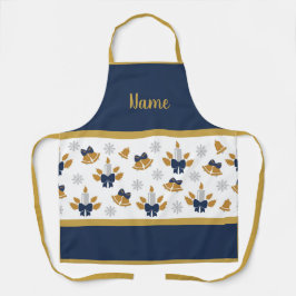 Delantal Velas Navidades personalizadas