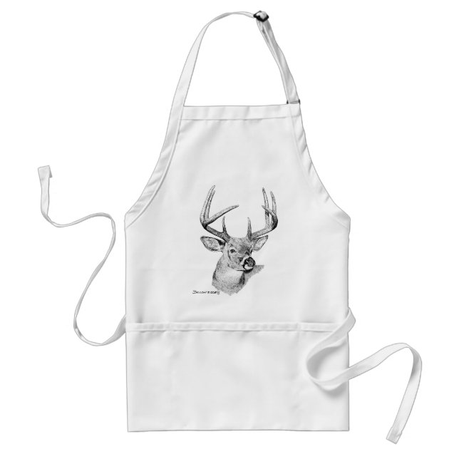 Delantal Venado de cola blanca (Frente)