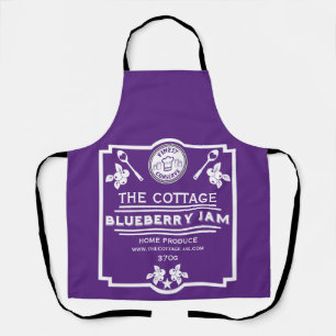 Delantal Vendedor de mermelada de Blueberry