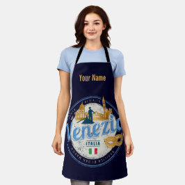 Delantal Venecia con la cosecha del carnaval de Italia gond