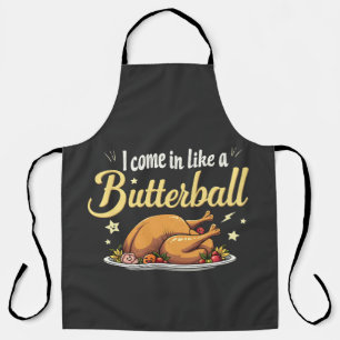 Delantal Vengo como un día de acción de gracias de Butterba