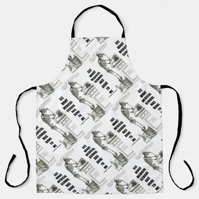 Delantal Ver Qué Escuela De Medicina Me Ha Hecho Vesalius (Anverso)