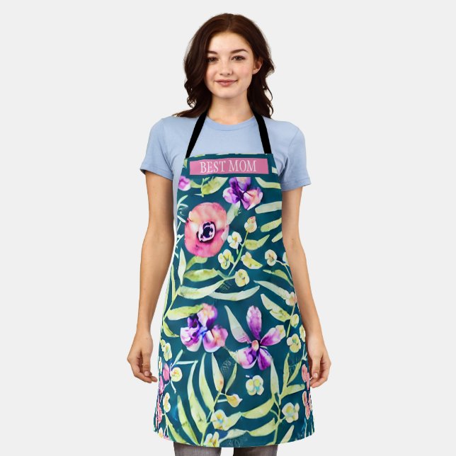 Delantal Verano Apron personalizado y botánico Boho (Gastado)