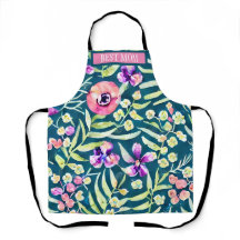 Verano Apron personalizado y botánico Boho