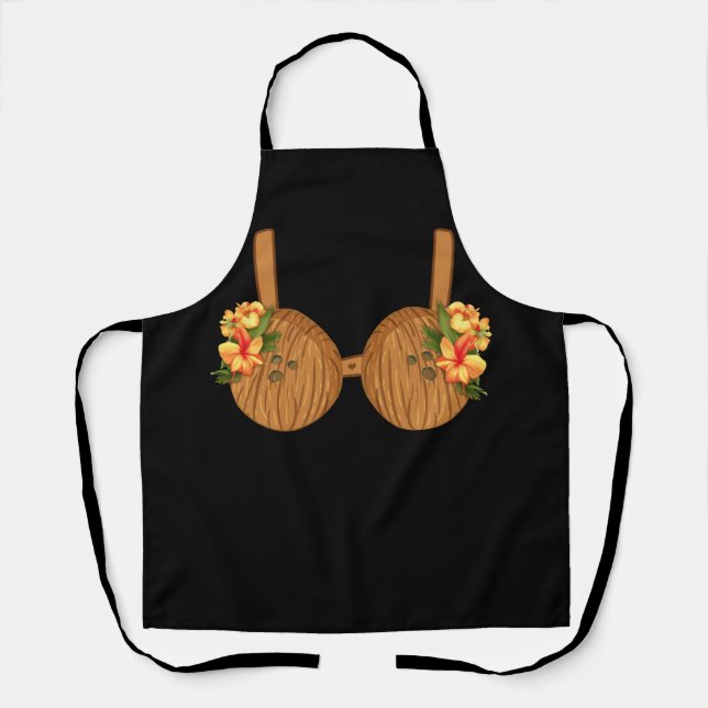 Delantal Verano Coconut Bra Halloween Costume Hawaii Hawaii (Anverso)