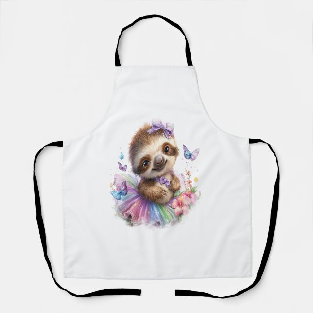 Delantal Verano del arcoiris de la camiseta eslovaca Safari (Anverso)