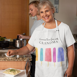 Delantal verano moderno y luminoso personalizado