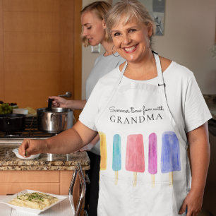 Delantal verano moderno y luminoso personalizado