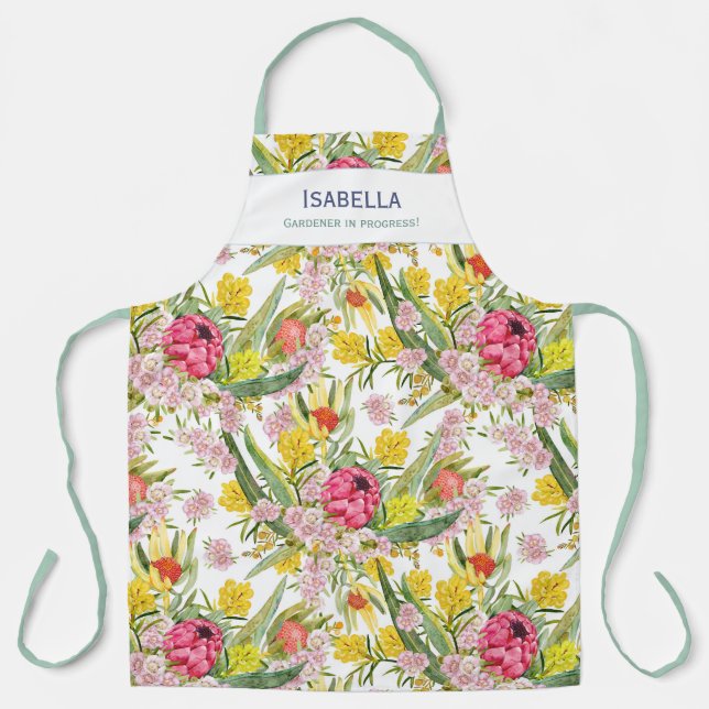 Delantal Verano tropical australiano (Anverso)
