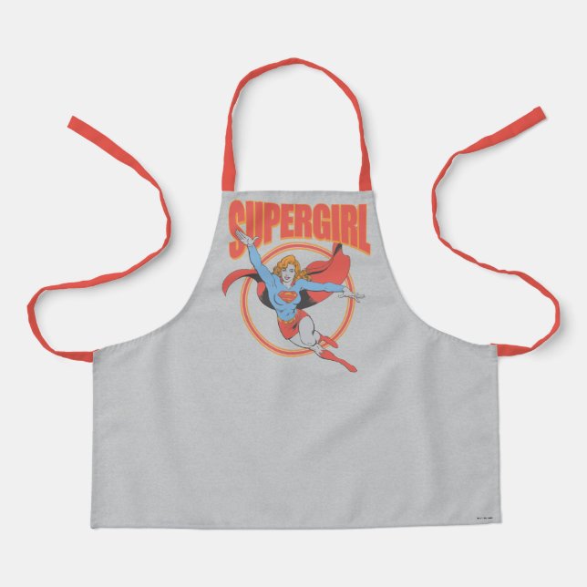 Delantal Verdadera Superchica Vintage Flying Graphic (Anverso)