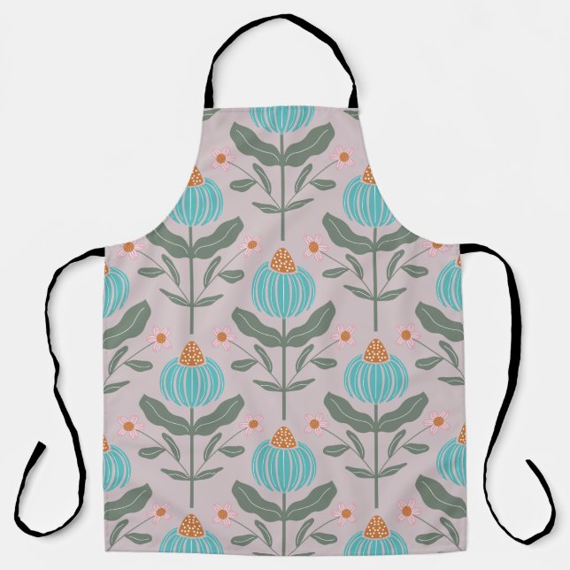 Delantal Verdant Whimsy Pink (Anverso)