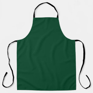 Delantal Verde de las carreras británicas (color sólido)