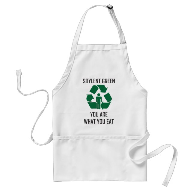 Delantal verde de Soylent (Frente)