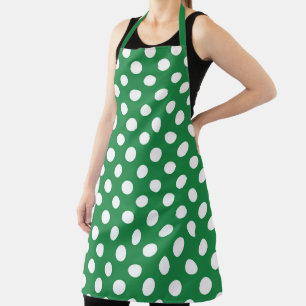 Delantal Verde y Azul Marino  Serie Náutica Diseño 4 