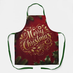 Delantal Verdor navideño