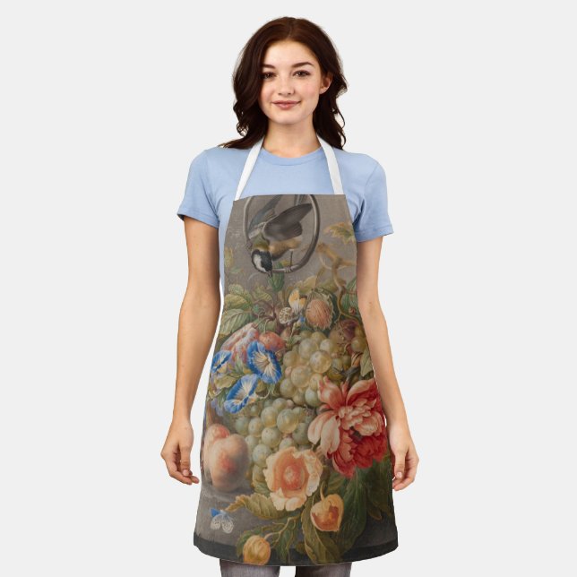 Delantal Verduras coloridas (Gastado)