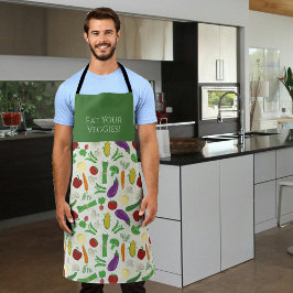 Delantal Verduras coloridas