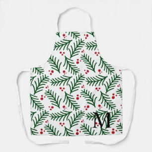 Delantal Verduras de Navidad con Bayas INITIAL Moderno Fies