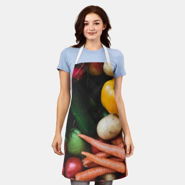 Delantal Verduras sanas (Gastado)