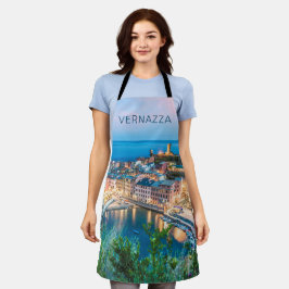 Delantal Vernazza Cinque Terre La Spezia Italia Panorama
