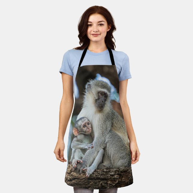 Delantal Vervet Atento – Primate (Gastado)