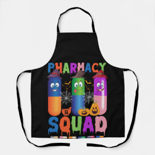 Delantal Vestuario Halloween del escuadrón Farmacéutico de 