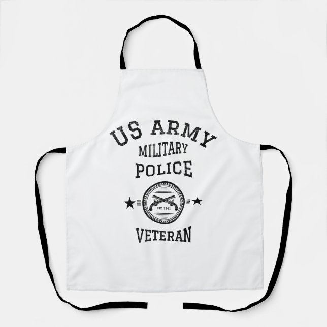 Delantal Veterano Oficial de Policía Retirado (Anverso)