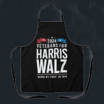 Delantal Veteranos De Harris Walz 2024<br><div class="desc">Veteranos De La Campaña Presidencial Harris Walz 2024</div>