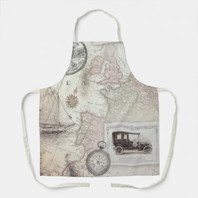 Delantal Viajes vintage   (Anverso)