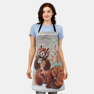 Delantal Vibes cristalinas de la panada roja te permiten fl