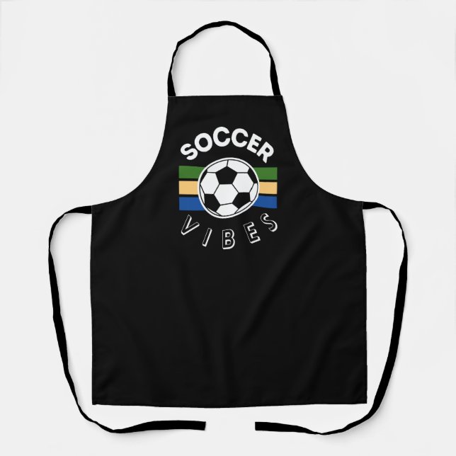 Delantal Vibes de fútbol (Anverso)